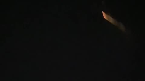 Space debris burns up over the skies of Sacramento, California, reports.
