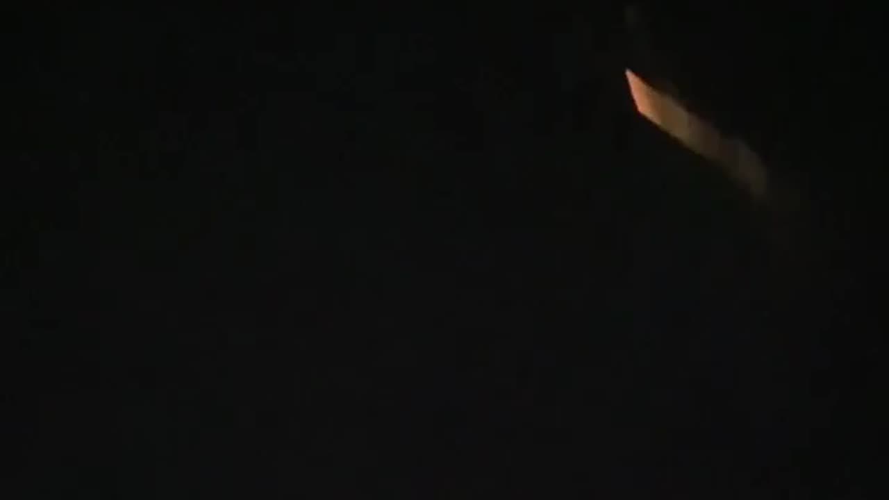 Space debris burns up over the skies of Sacramento, California, reports.