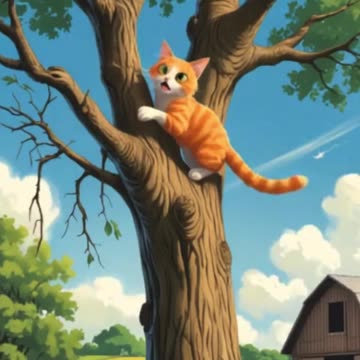 **🦆 The Brave Duckling & The Stuck Cat 🐱 | A Heartwarming Story of Friendship & Courage!**