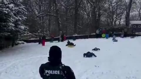 When grumpy neighbors report kids skating in front of their house.