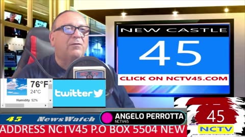 Live NCTV45 NEWSWATCH MORNING THURS OCT 30 2025 WITH ANGELO PERROTTA