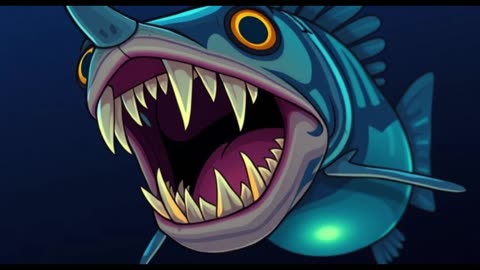 A Pacific blue-eyed viperfish that shouldn't exist.