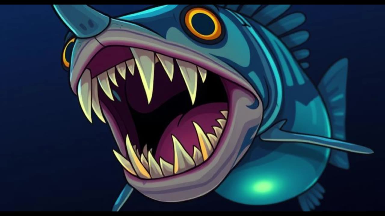 A Pacific blue-eyed viperfish that shouldn't exist.