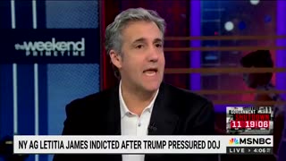 Michael Cohen Leaves MSNBC Panel Visibly Irritated By Predicting Guilty Verdicts For Comey, James
