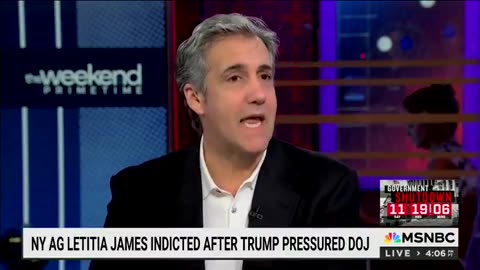 Michael Cohen Leaves MSNBC Panel Visibly Irritated By Predicting Guilty Verdicts For Comey, James