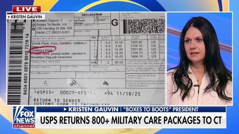 Over 800 military holiday care packages returned by USPS: 'Disgraceful'