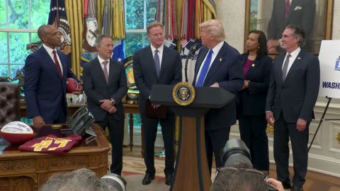 President Trump Delivers a Sports Announcement