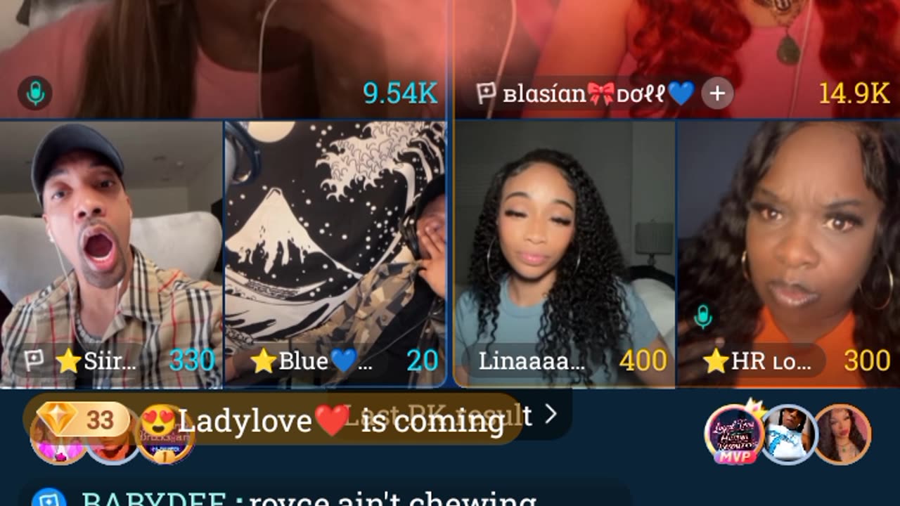 Linaaaaaa beefing with Empress and Royce checks her