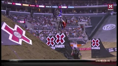 Cameron Sinclair Nack Nack Double Backflip @ Moto X Best Trick 2011