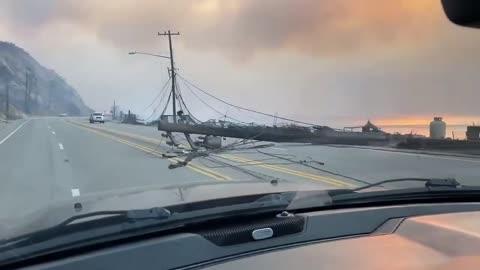 Aftermath in Malibu Wildfire Destruction