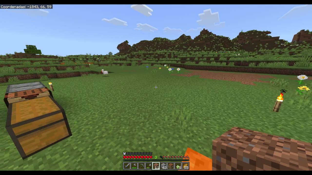 Enseñandole minecra al @geekaa_cv