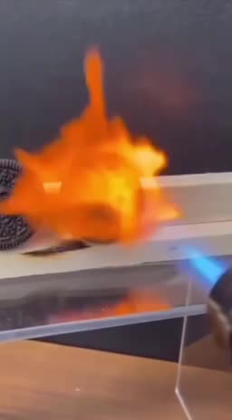Blow torch Vs Oreos.