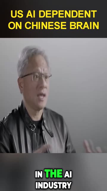 Jensen Huang: "US AI is dependent on Chinese brain"