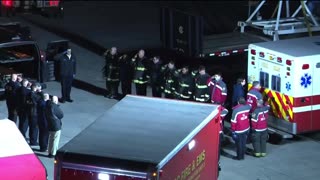 👀👀we watched as first responders honored the flag draped remains of an unidentified victim