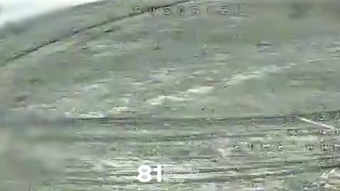 Attempting Breakthrough of Ukrainian Lines by Russian Turtle Tanks