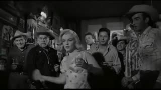 The Misfits, Paddle ball scene, Marilyn Monroe, classic film