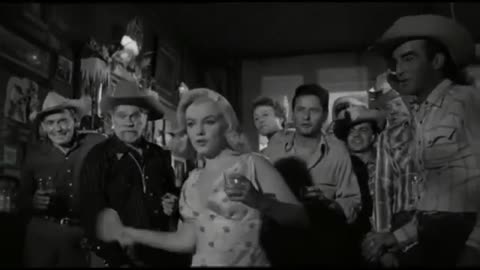 The Misfits, Paddle ball scene, Marilyn Monroe, classic film