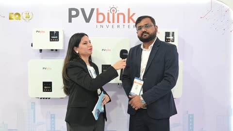 EQ Int'l Mr. Hardik Vaidh Unveils PVblink's Latest Innovations at Intersolar Expo 2025