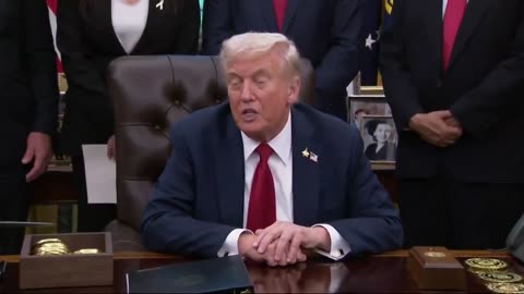 TRUMP: "We're doing well as a country, so the last thing we want to do is shut it down."