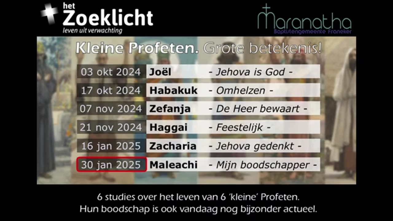 Wim Zwitser - Maranatha Franeker - Kleine Profeten - Deel 5