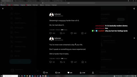 Imdontai Says Streaming is Harder Than 9-5 REUPLOAD