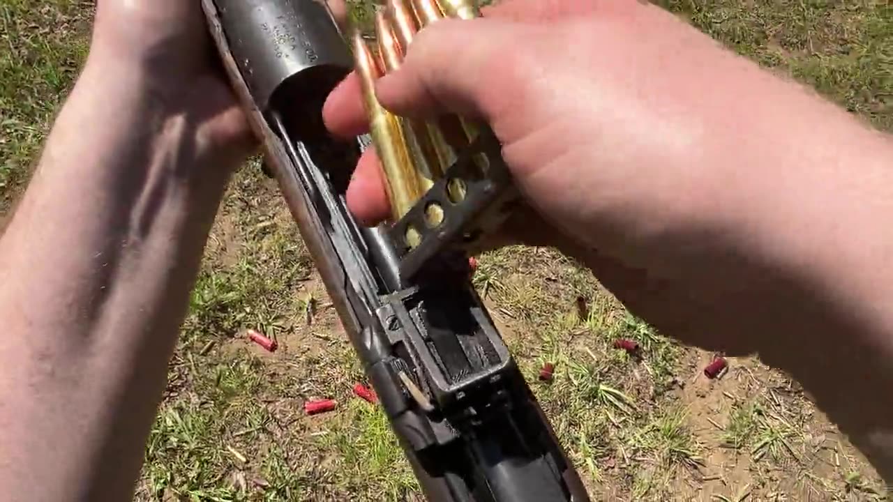 Canadian Ross Mk. IIIB POV firing