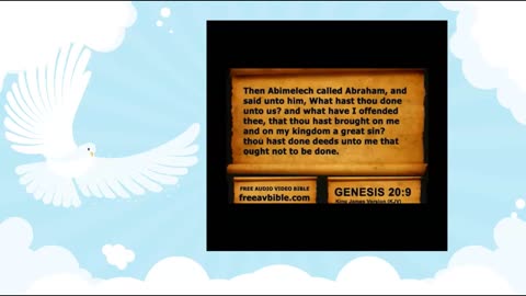 Audio Bible with KJV text Genesis Chapter 20