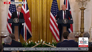 FULL SPEECH: President Trump and UK Prime Minister Starmer Hold a Press Conference - 2/27/25