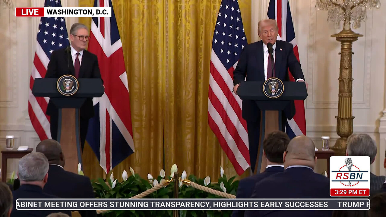 FULL SPEECH: President Trump and UK Prime Minister Starmer Hold a Press Conference - 2/27/25