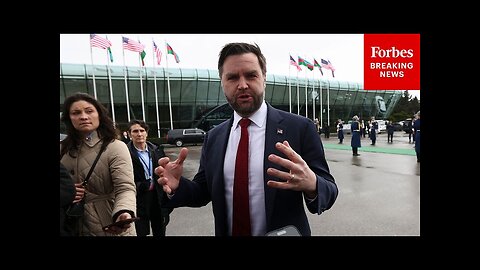 JD Vance Takes Reporters' Questions About Epstein Files, Olympics, And Trump