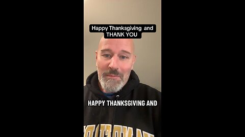 Happy Thanksgiving and THANK YOU!!!