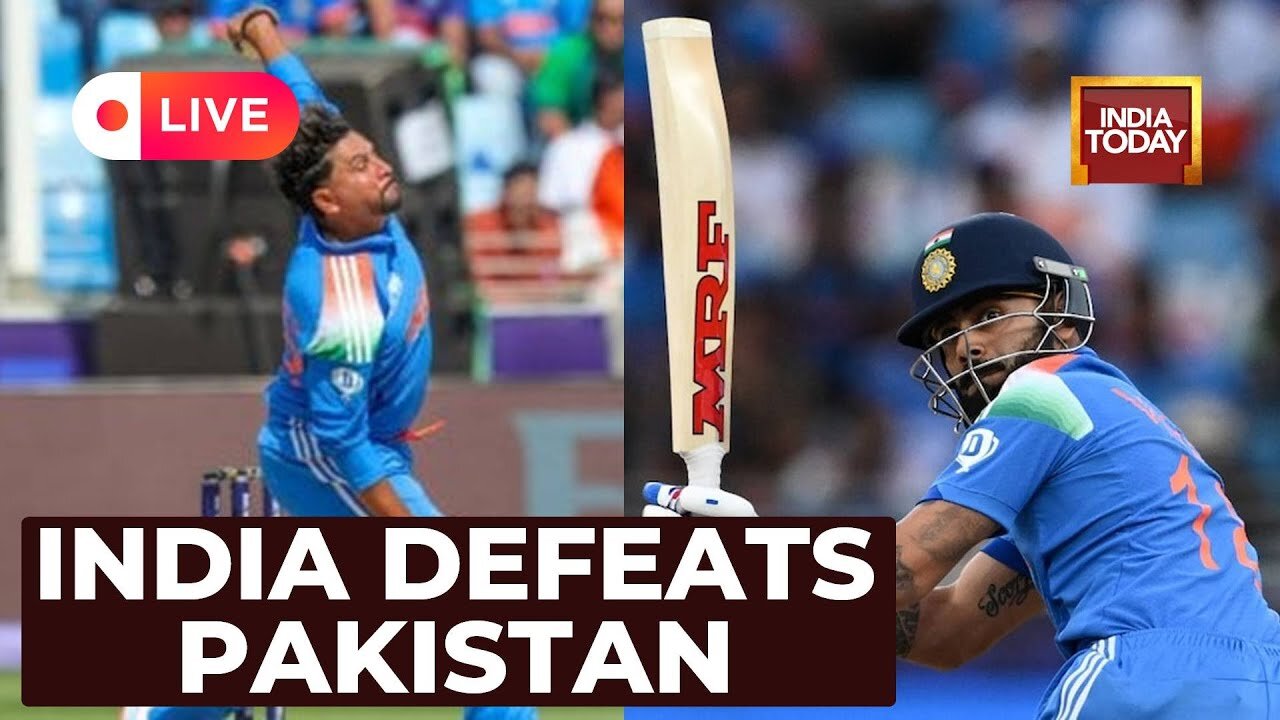 Team India Defeats Pakistan In Champions Trophy 2025 LIVE | India Vs Pakistan Live