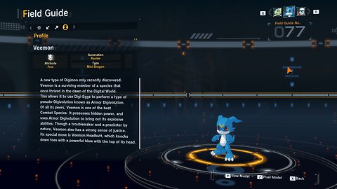 veemon all digivolution/de-digivolution/profile Digimon Story Time Stranger