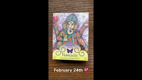 2/24/25 card: meditation