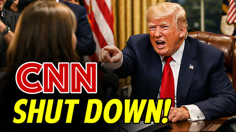 TRUMP Opens Government and SHUTS DOWN CNN In The Oval Office