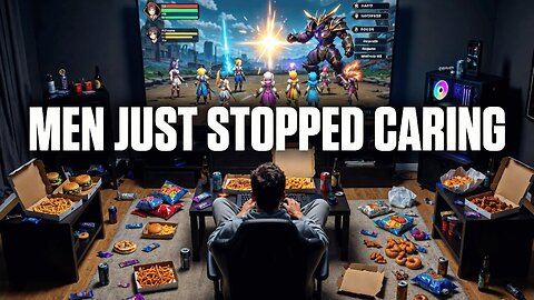 Men Are Gaming And Relaxing As Everything Collapses