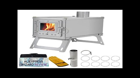 Folding Woodstove Durable Portable Foldable Wood Burning Stainless Steel Firewood Stove Review