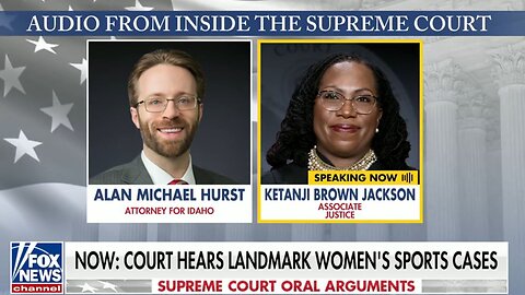 DEI Justice Ketanji Brown Jackson Is DEFENDING Men In Women's Sports With An Utter Word Salad