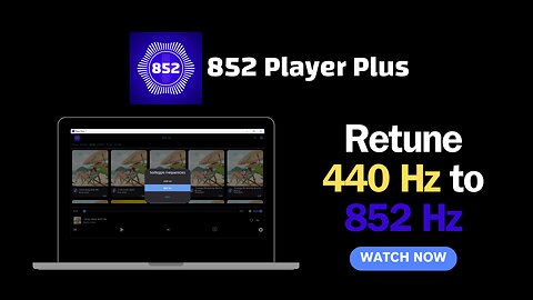 Retune 440 Hz To 852 Hz on Windows