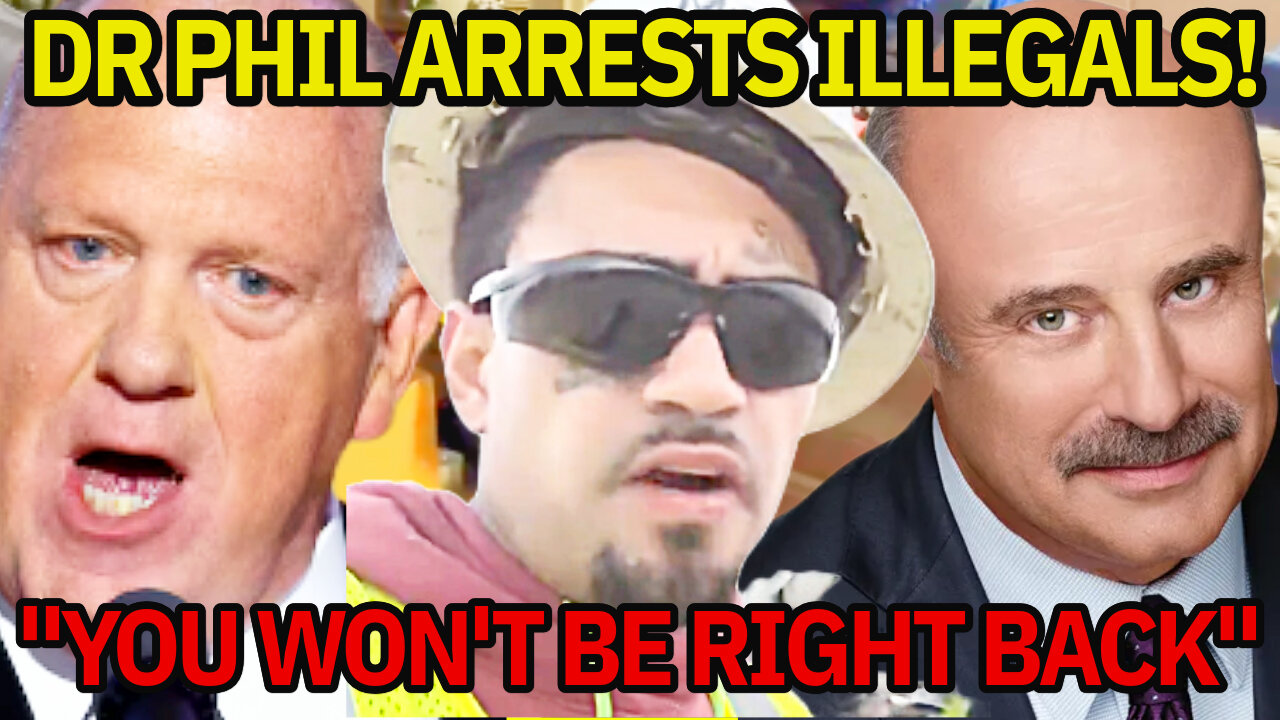 DR. PHIL & ICE’S TOM HOMAN ARREST ILLEGALS TOGETHER! 😂🇺🇸 (You Won’t Believe This Clip!)