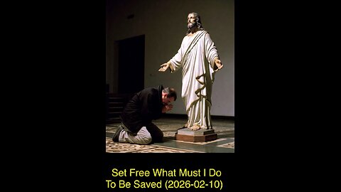 Set Free What Must I Do To Be Saved (2026-02-10)