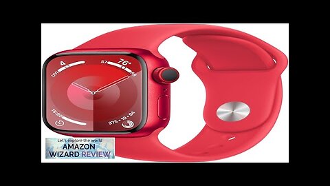 Apple Watch Series 9 GPS + Cellular 41mm Smartwatch with (Product) RED Review