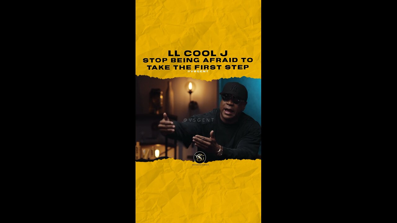 @llcoolj Stop being afraid to take the first step