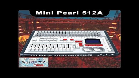 YUER Mini Pearl 512A Console Professional Stage Equipment DMX512 Controller Disco Party Review