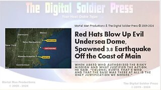 Red Hats Blow Up "Evil" Undersea Dome that Spawned a 3.8 Earthquake Off the Coast of Maine