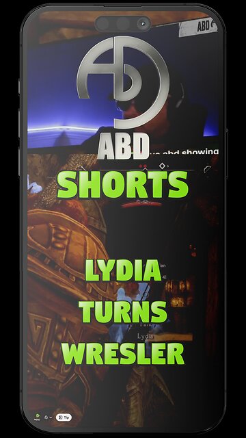 Lydia turns wrestler