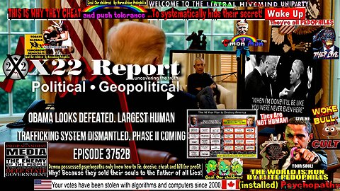 Ep 3752b - Obama Looks Defeated, Largest Human Trafficking System Dismantled, Phase II Coming