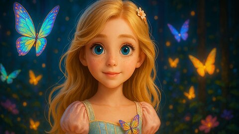 O VALE DAS BORBOLETAS LUMINOSAS | HISTÓRIA INFANTIL CHEIA DE LUZ E CORES