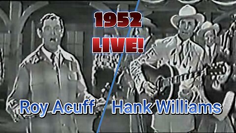 Roy Acuff & Hank Williams LIVE (1952) Kate Smith Show Rare Country TV Performance