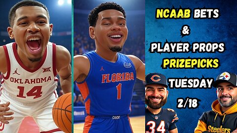 College Basketball BETS TODAY | NCAAB PROPS | PRIZEPICKS | TUESDAY 2/18